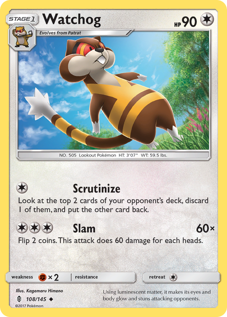 Watchog — illustrated card
