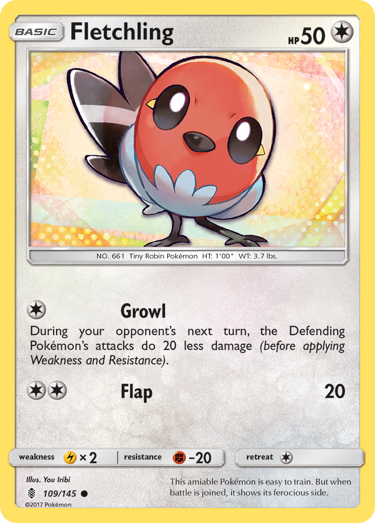 Fletchling — illustrated card
