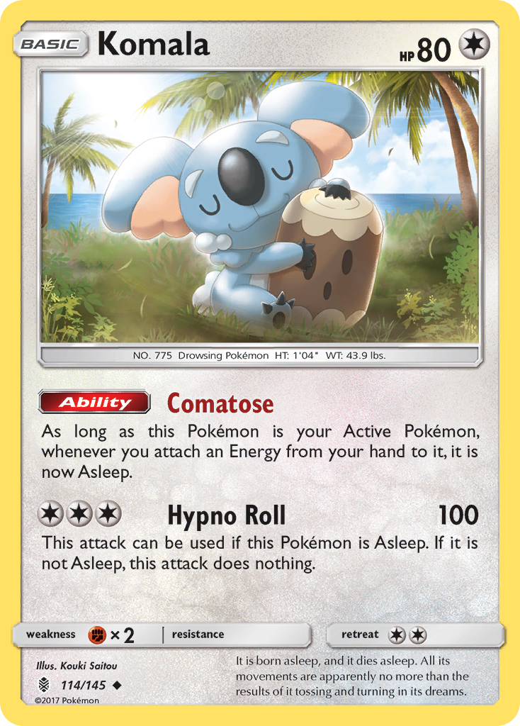 Komala — illustrated card
