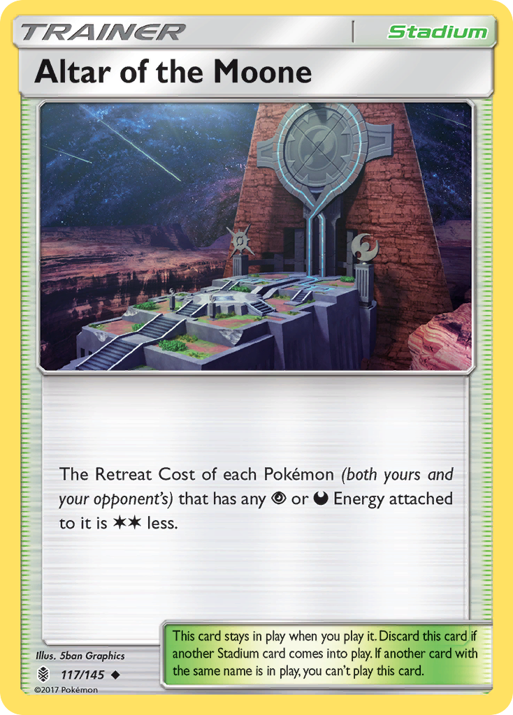 Altar of the Moone — illustrated card