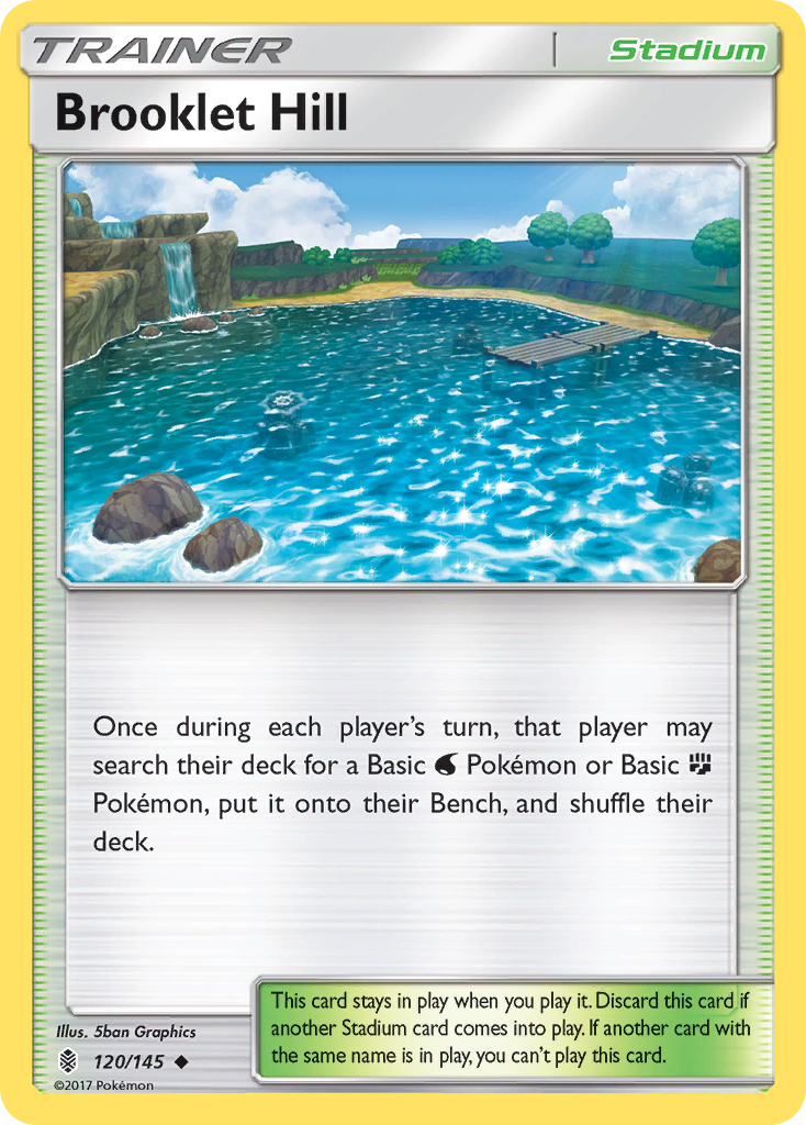 Brooklet Hill — illustrated card