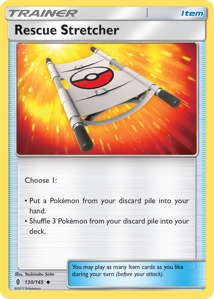 Rescue Stretcher — illustrated card