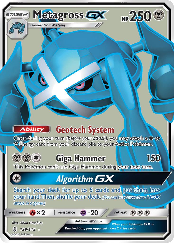 Metagross-GX — illustrated card
