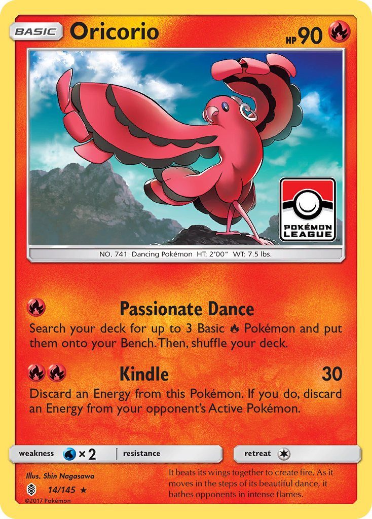 Oricorio — illustrated card