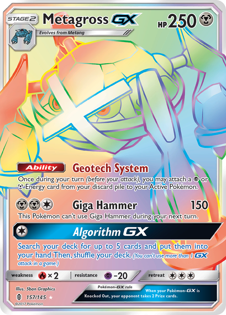 Metagross-GX — illustrated card