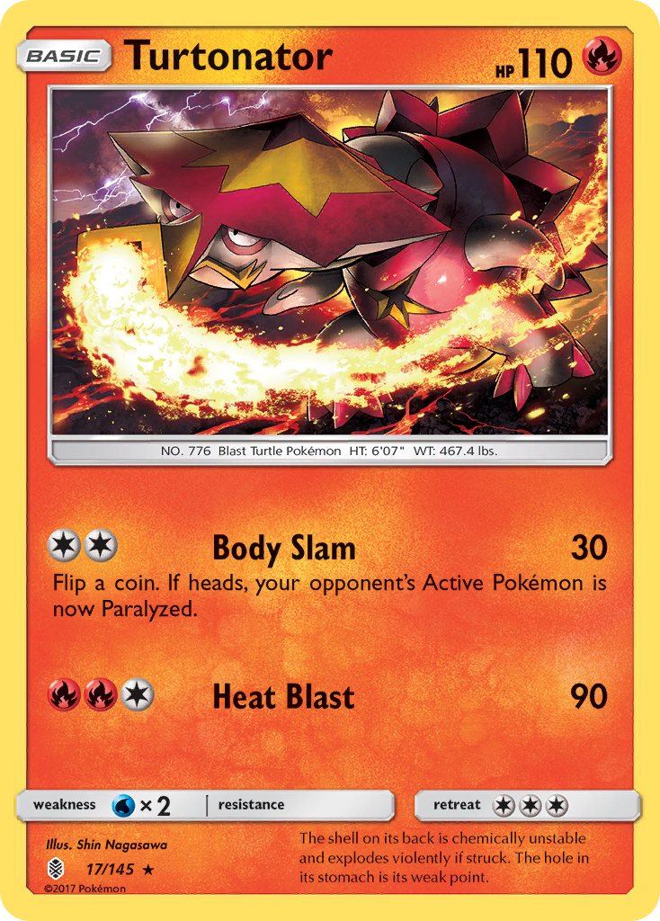 Turtonator — illustrated card