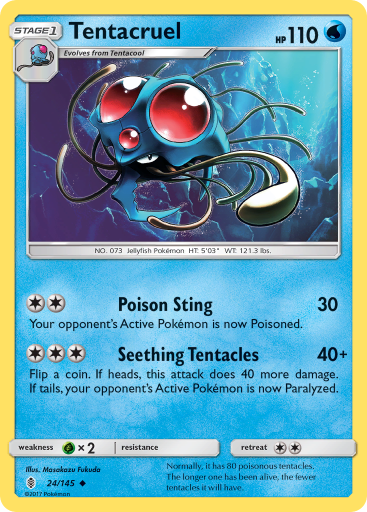 Tentacruel — illustrated card