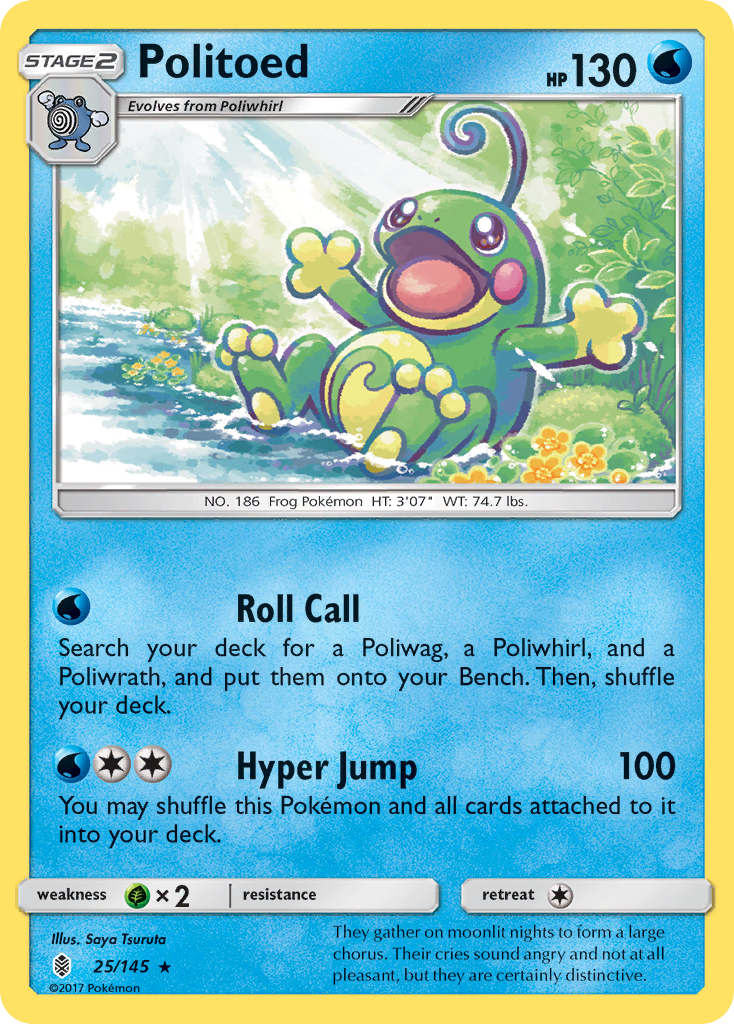 Politoed — illustrated card