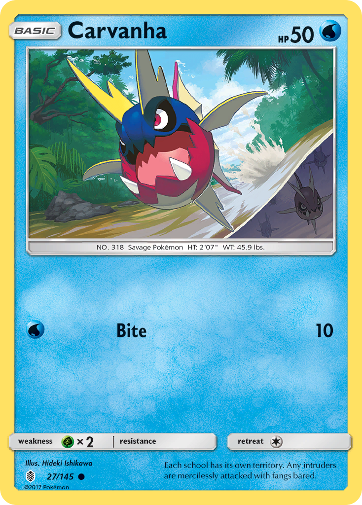 Carvanha — illustrated card