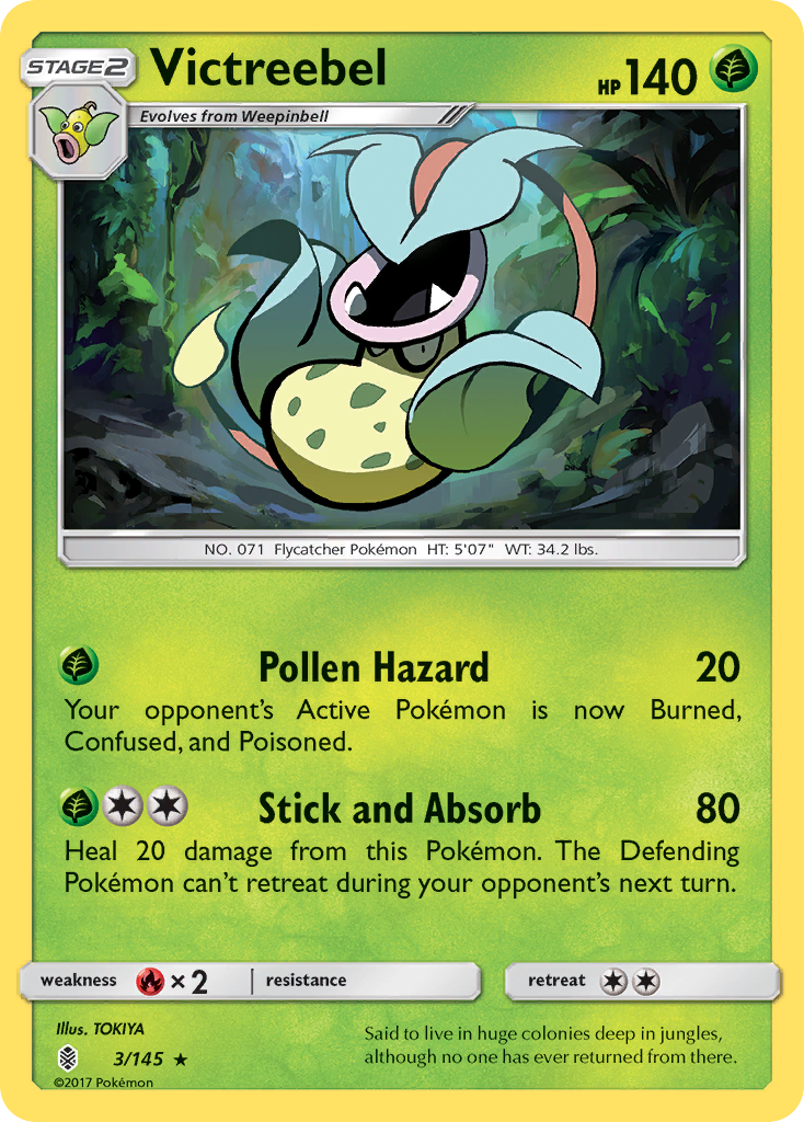 Victreebel — illustrated card