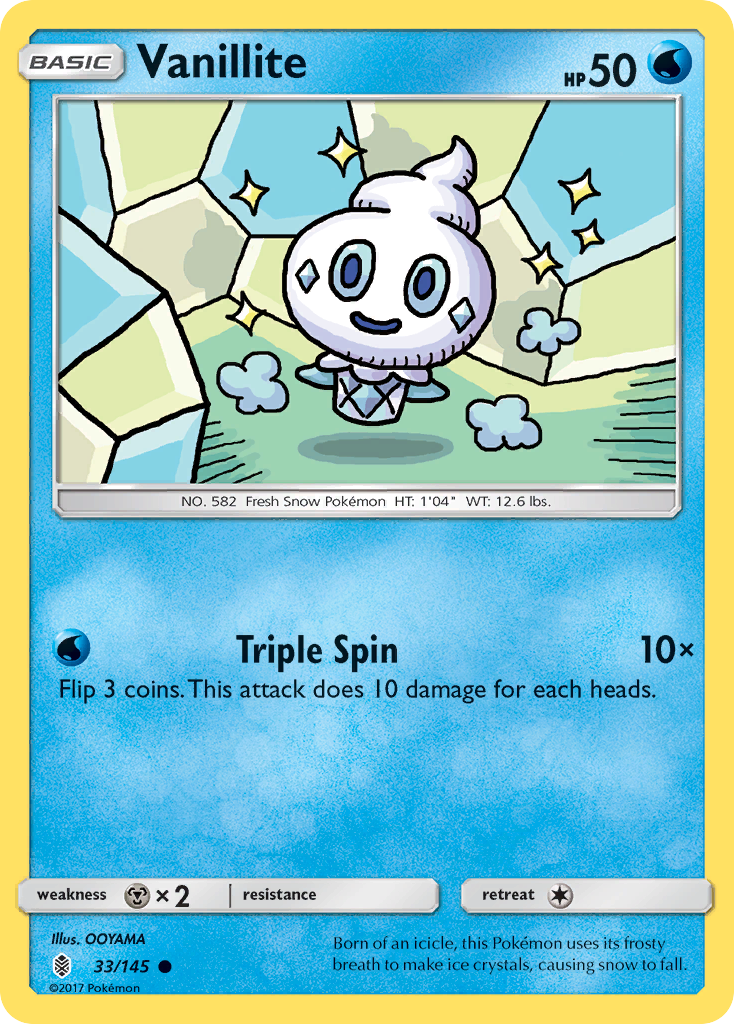 Vanillite — illustrated card