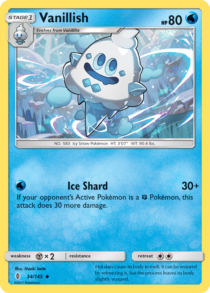 Vanillish — illustrated card