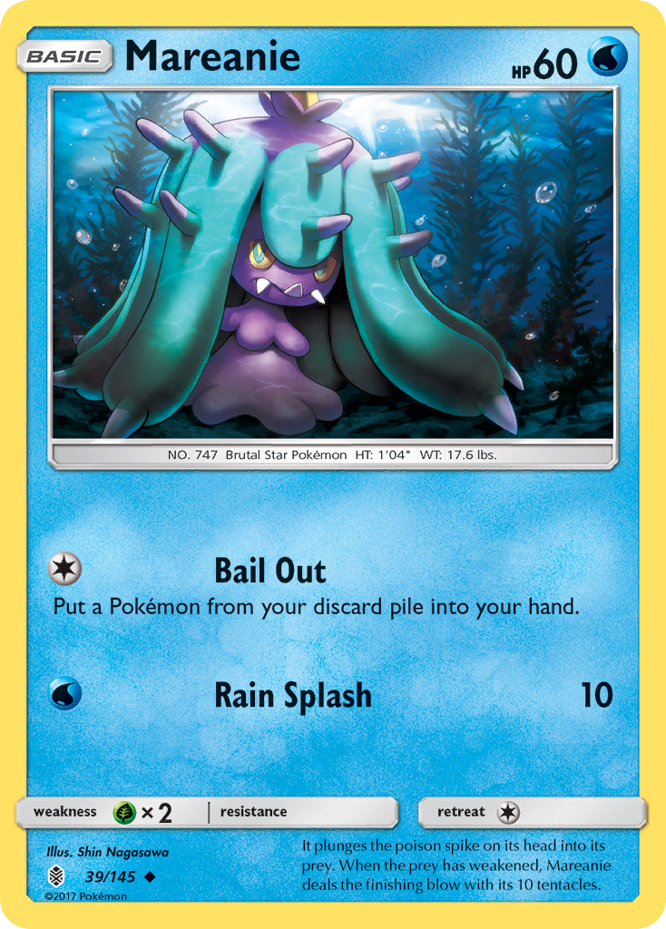 Mareanie — illustrated card