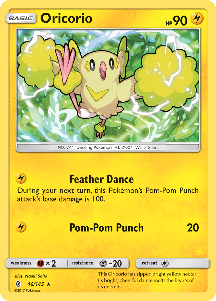 Oricorio — illustrated card