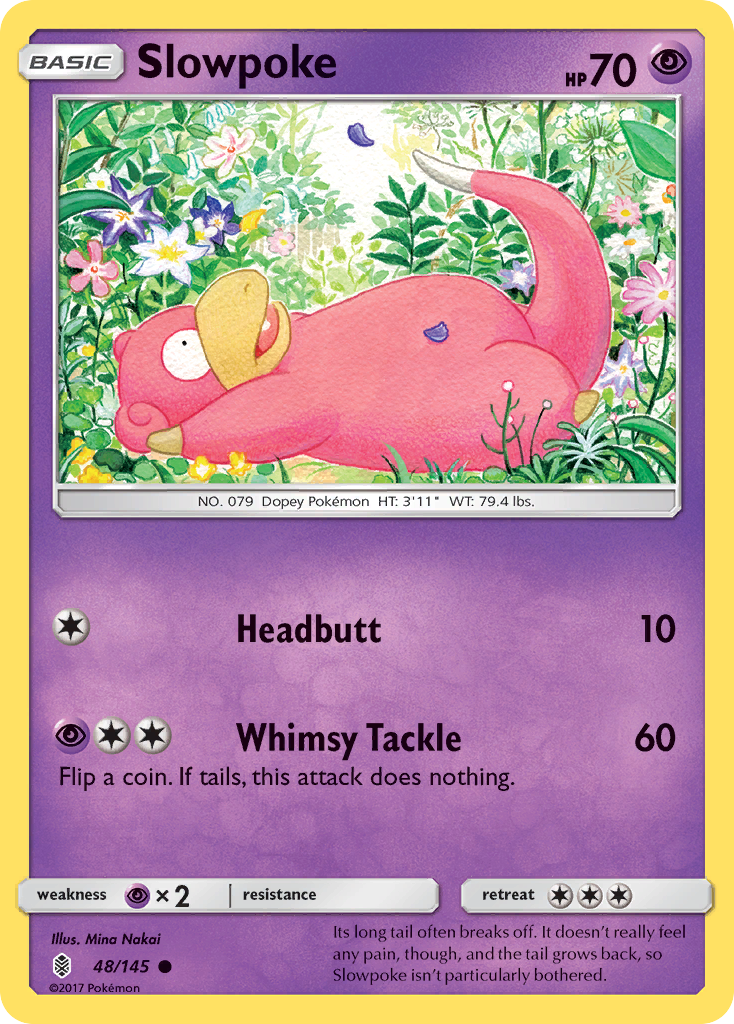 Slowpoke — illustrated card