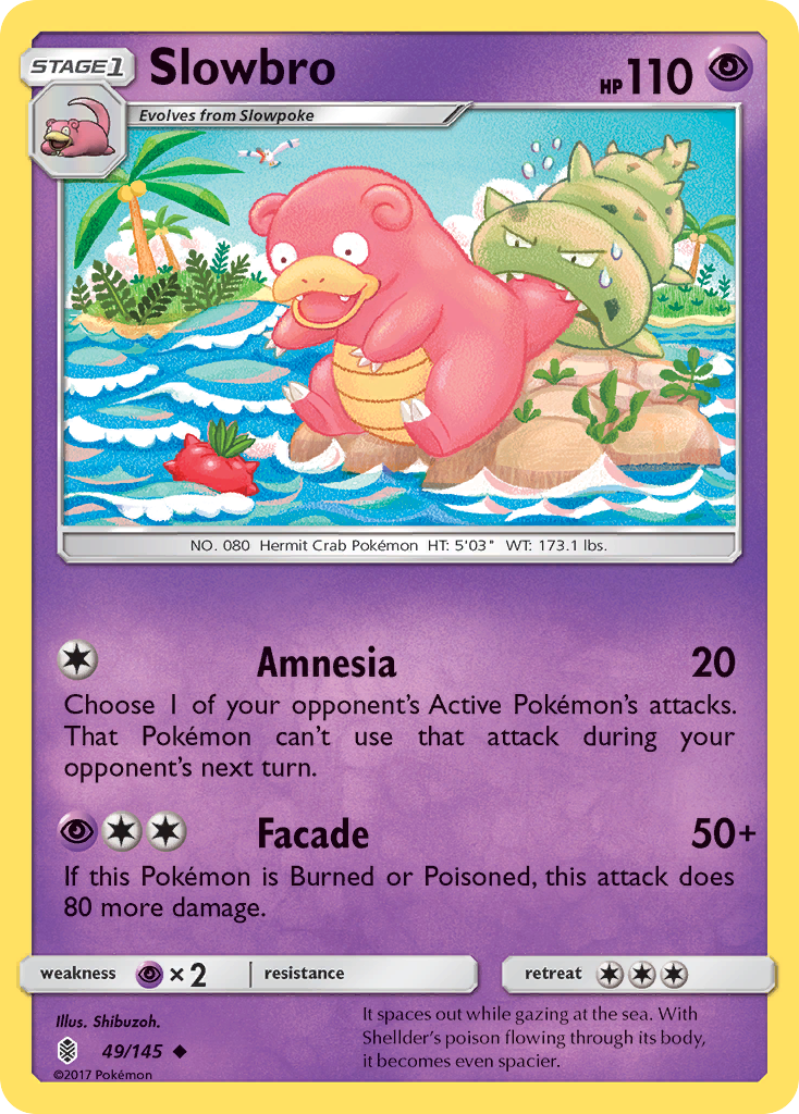 Slowbro — illustrated card