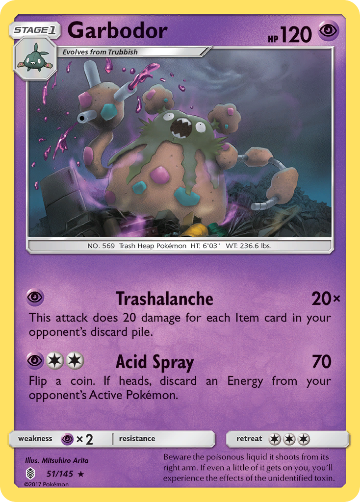 Garbodor — illustrated card