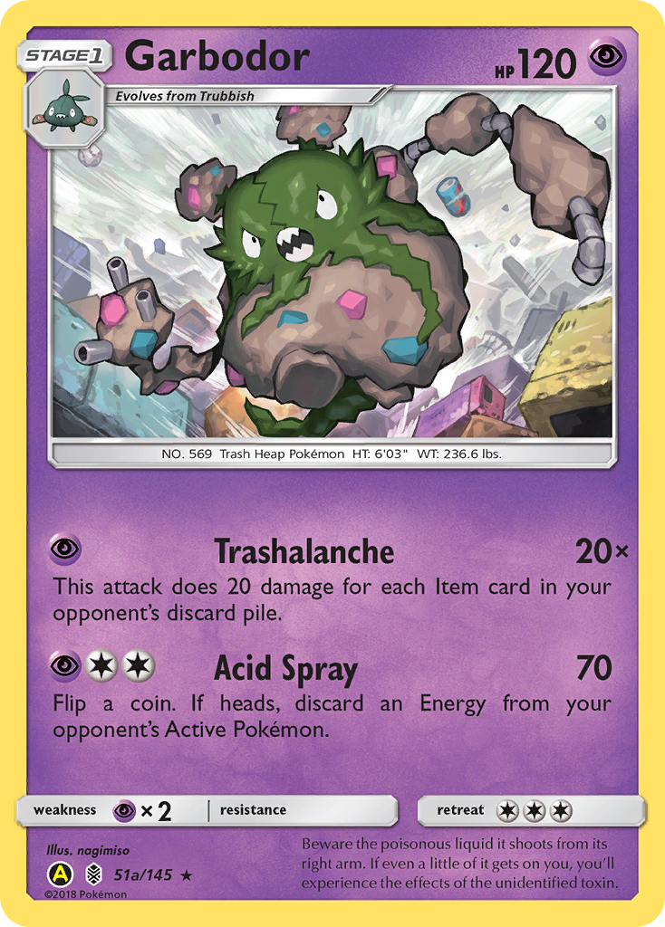 Garbodor — illustrated card