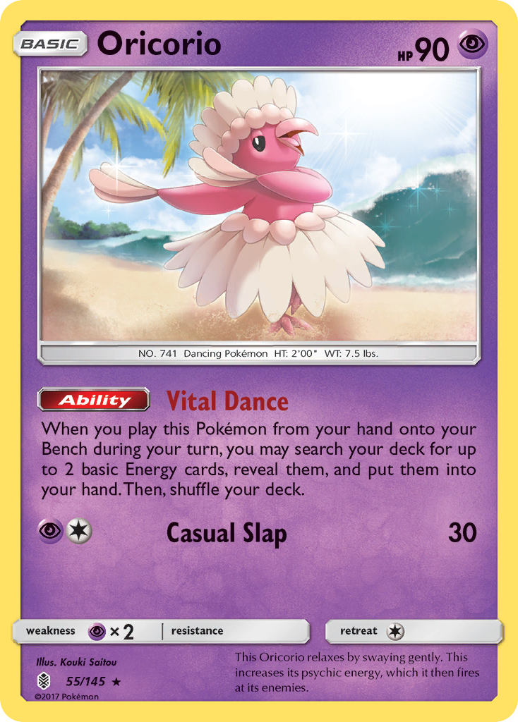 Oricorio — illustrated card