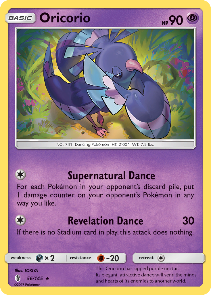 Oricorio — illustrated card