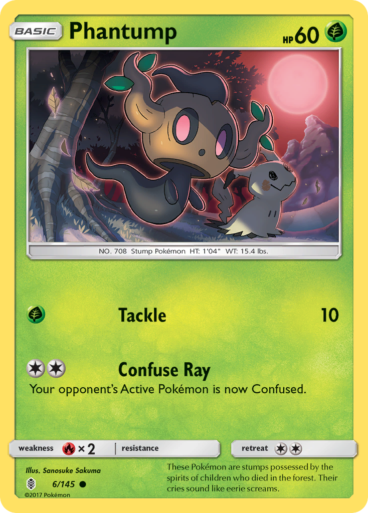 Phantump — illustrated card