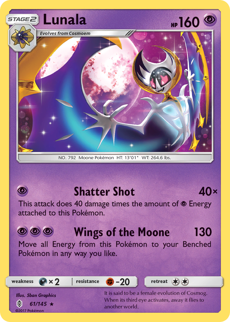 Lunala — illustrated card