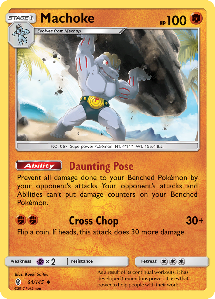 Machoke — illustrated card