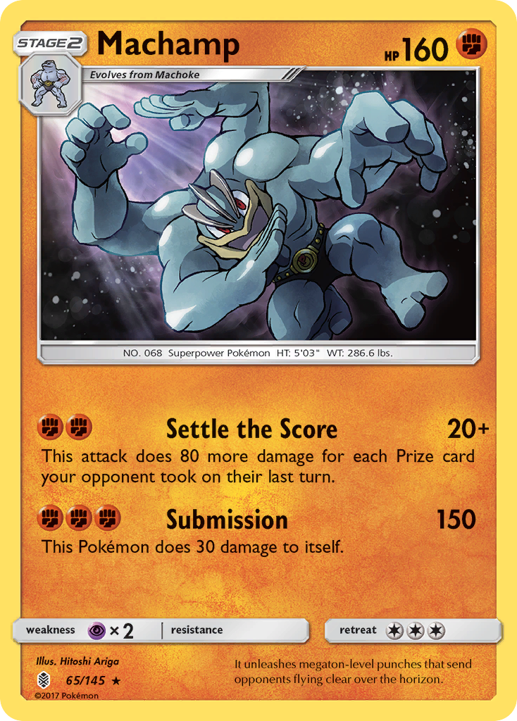Machamp — illustrated card