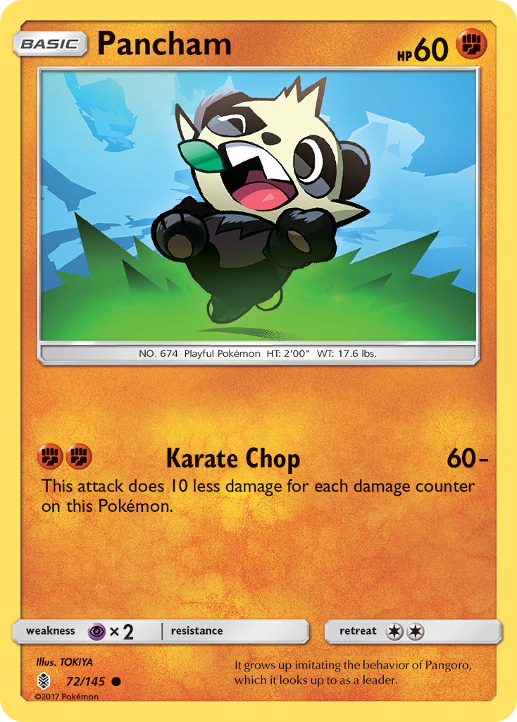 Pancham — illustrated card