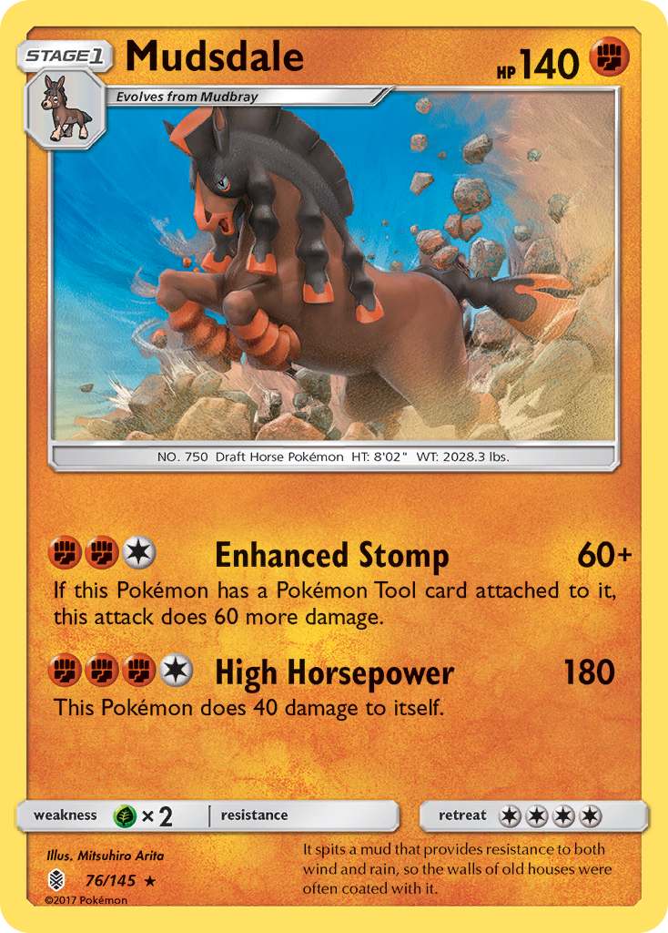Mudsdale — illustrated card