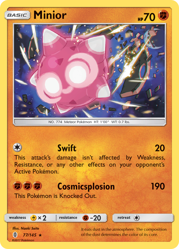 Minior — illustrated card