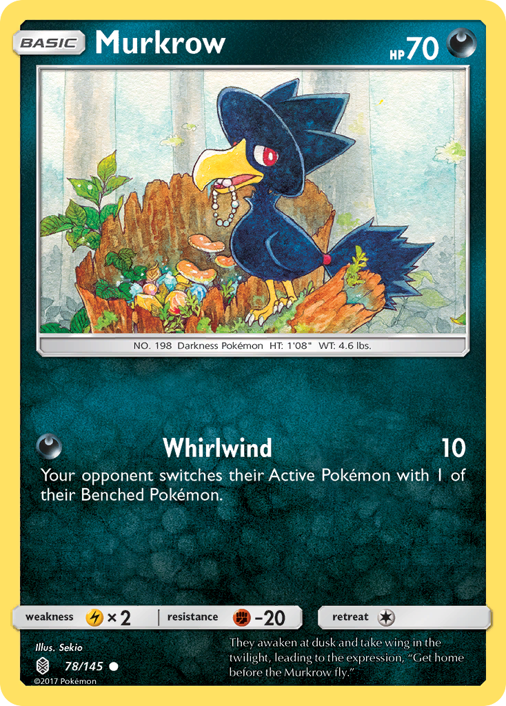 Murkrow — illustrated card