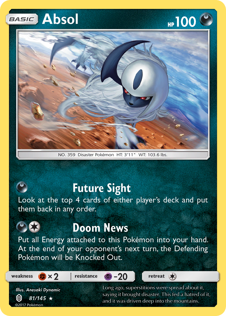 Absol — illustrated card