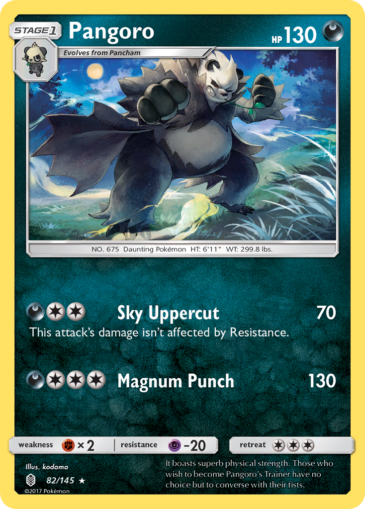 Pangoro — illustrated card