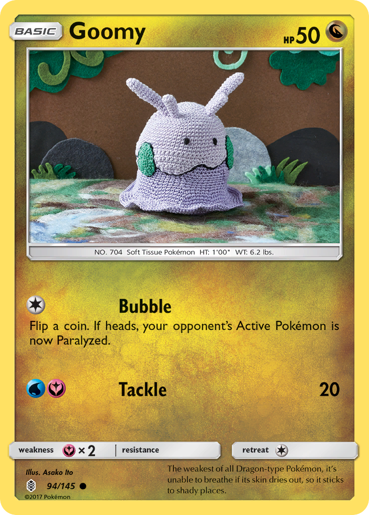 Goomy — illustrated card