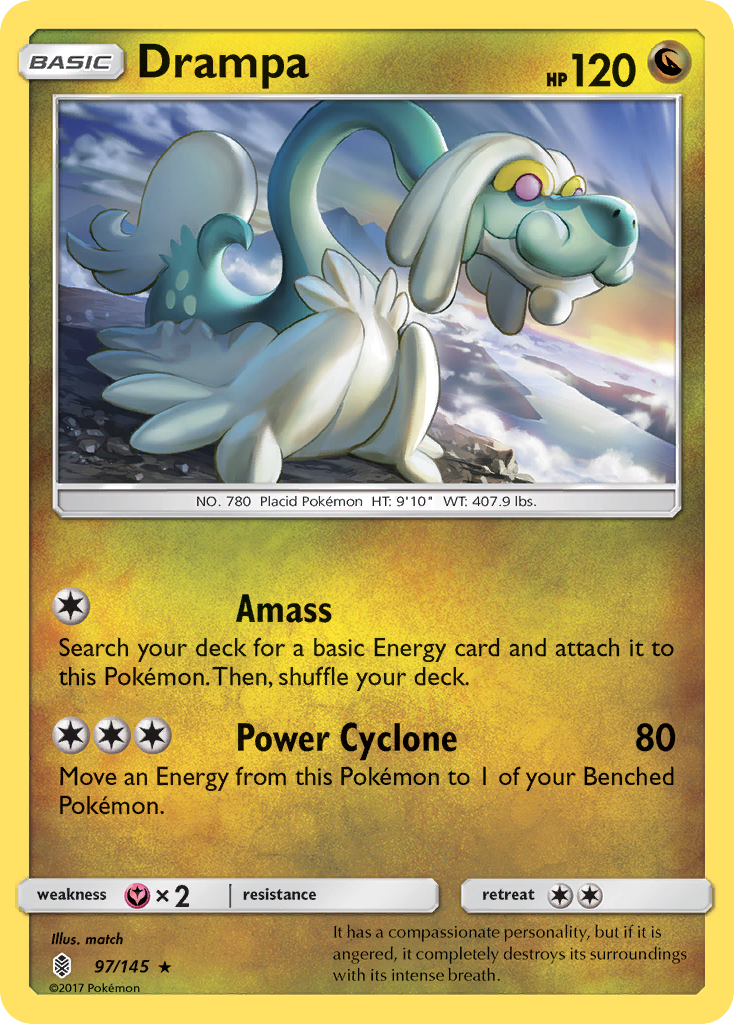 Drampa — illustrated card