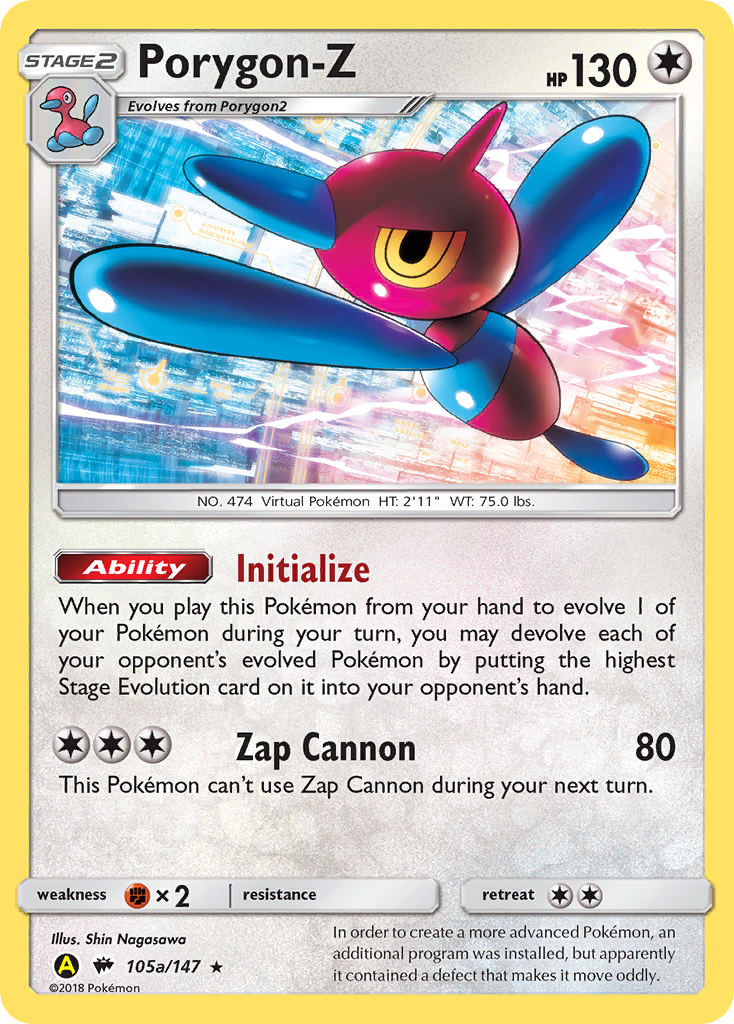 Porygon-Z — illustrated card