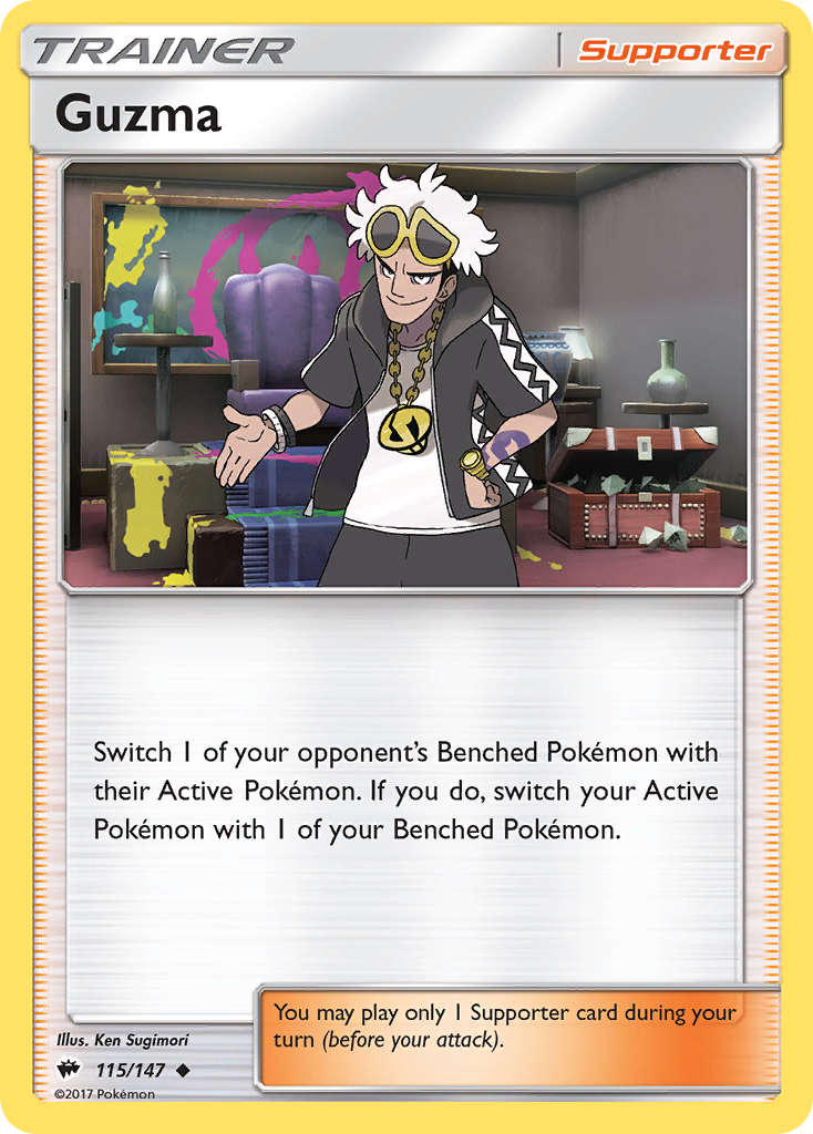 Guzma — illustrated card