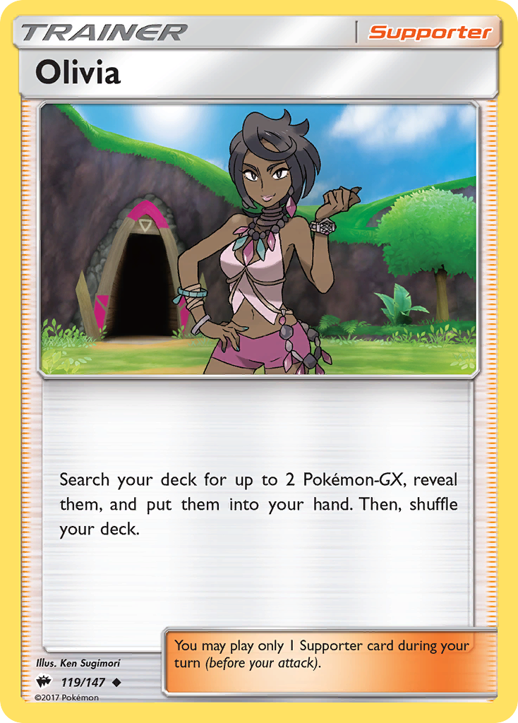 Olivia — illustrated card