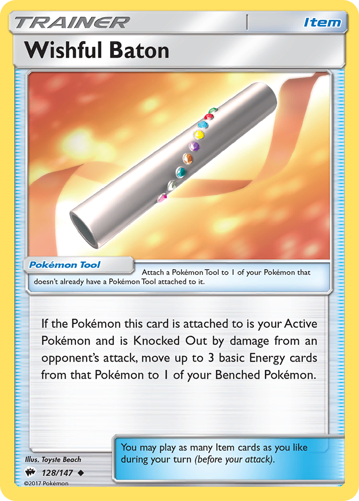 Wishful Baton — illustrated card