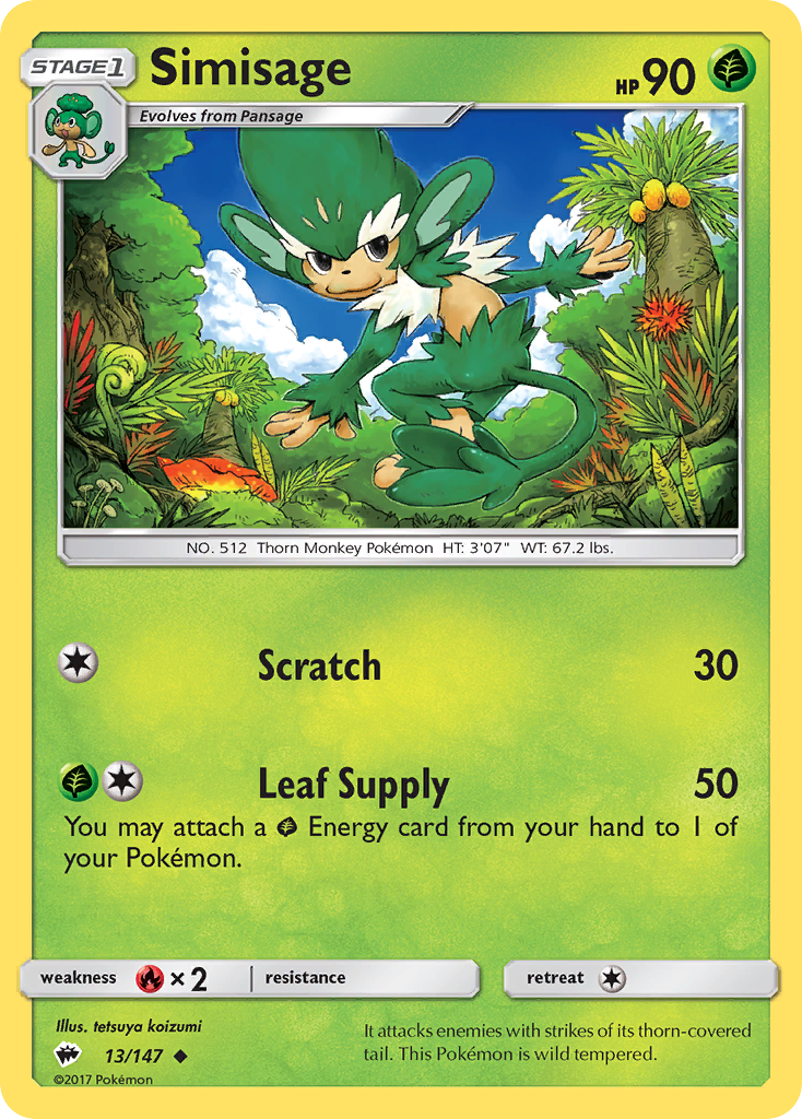 Simisage — illustrated card