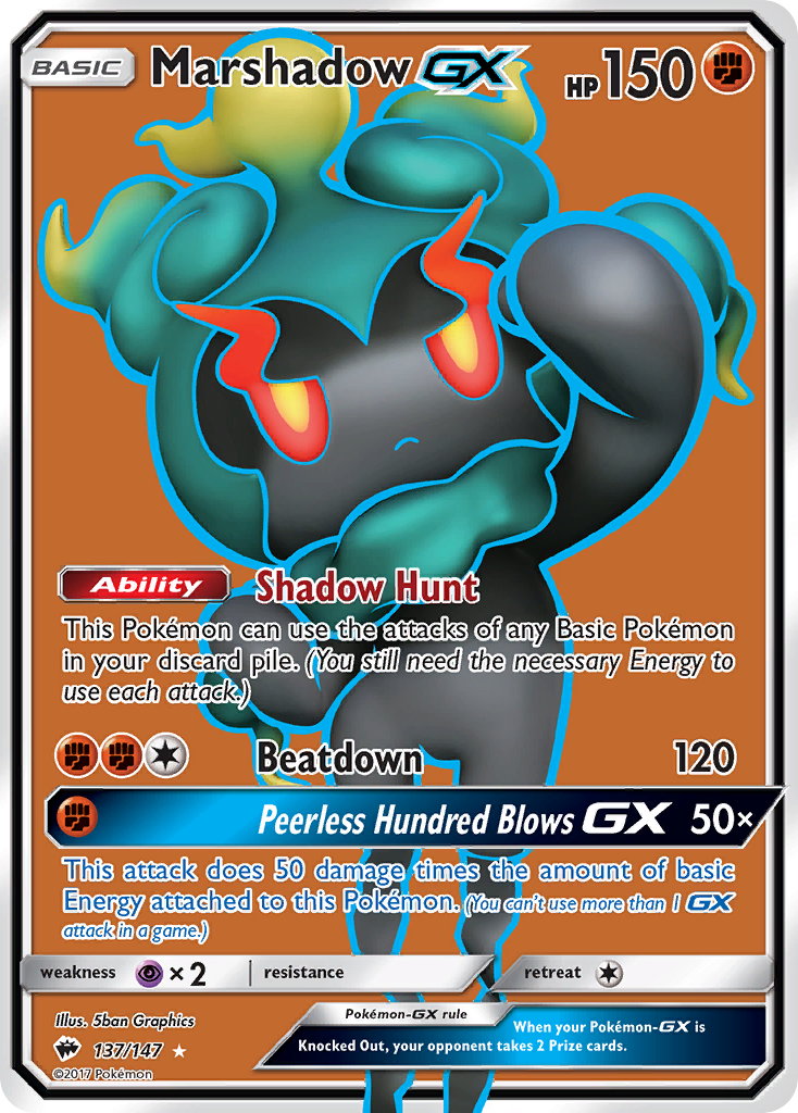 Marshadow-GX — illustrated card