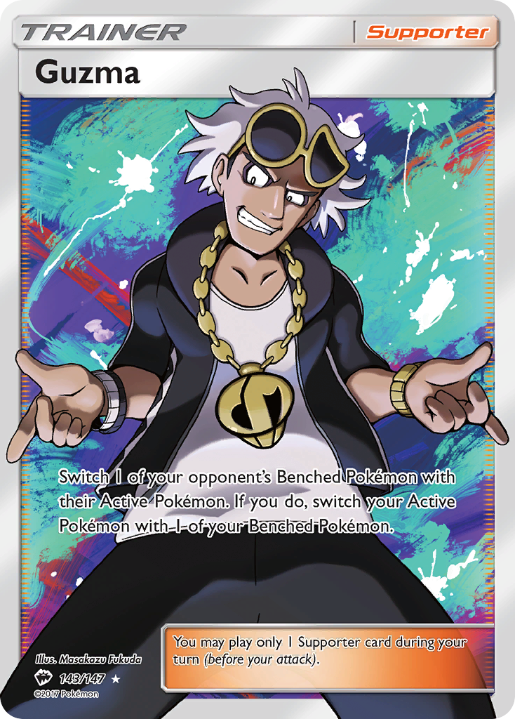Guzma — illustrated card
