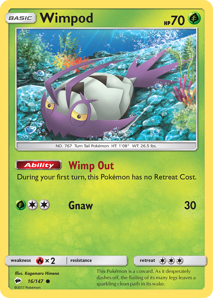 Wimpod — illustrated card