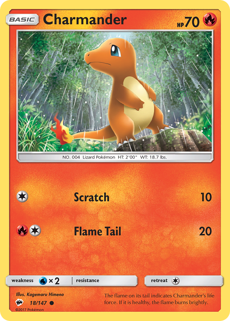 Charmander — illustrated card