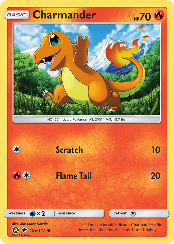 Charmander — illustrated card