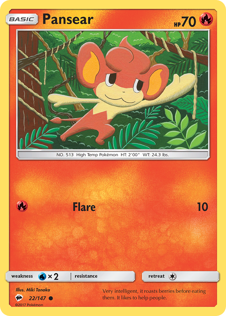Pansear — illustrated card