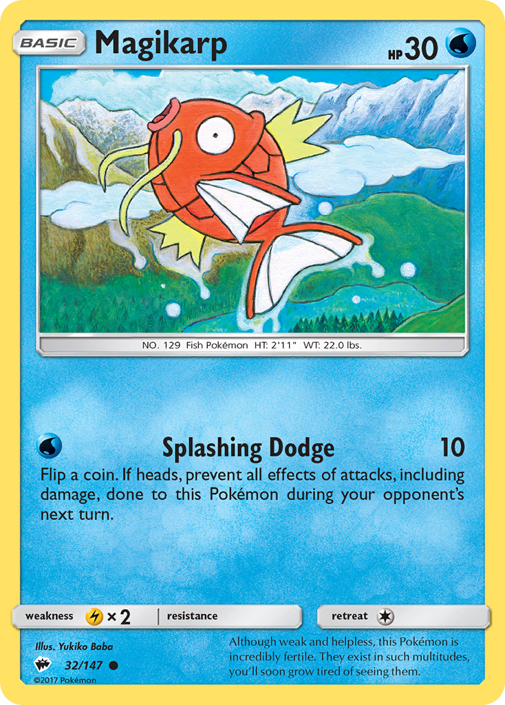 Magikarp — illustrated card