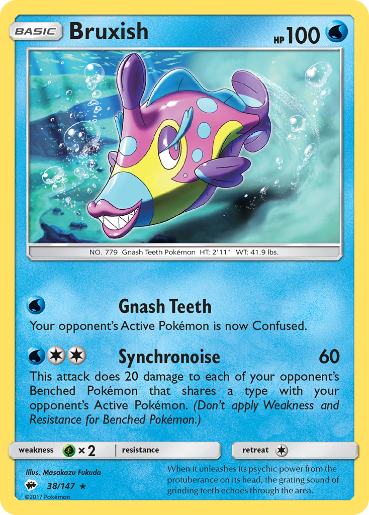 Bruxish — illustrated card