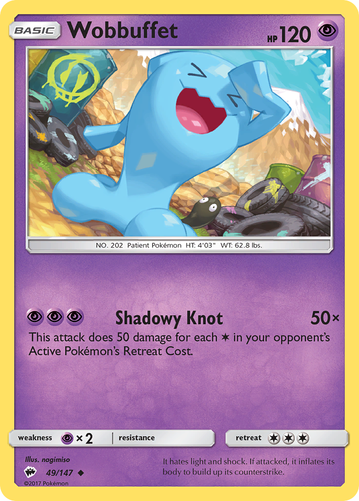 Wobbuffet — illustrated card